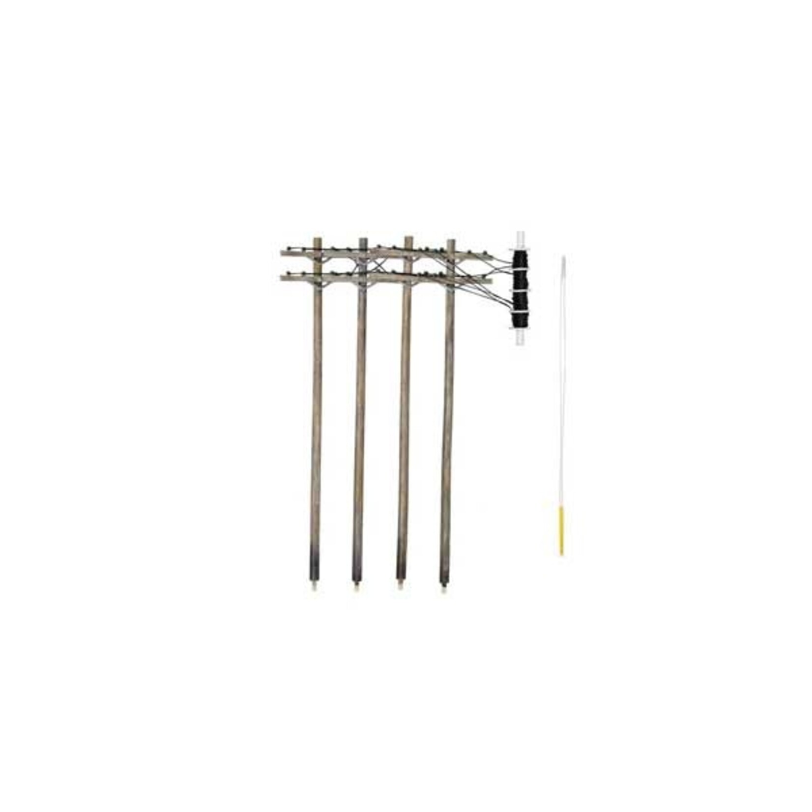 Woodland Scenics 2251 N Pre-Wired Poles - Double Crossbar