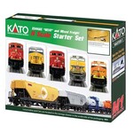 Kato 1060022 N GE ES44AC GEVO Mixed Freight Canadian Pacific Railroad Starter Set