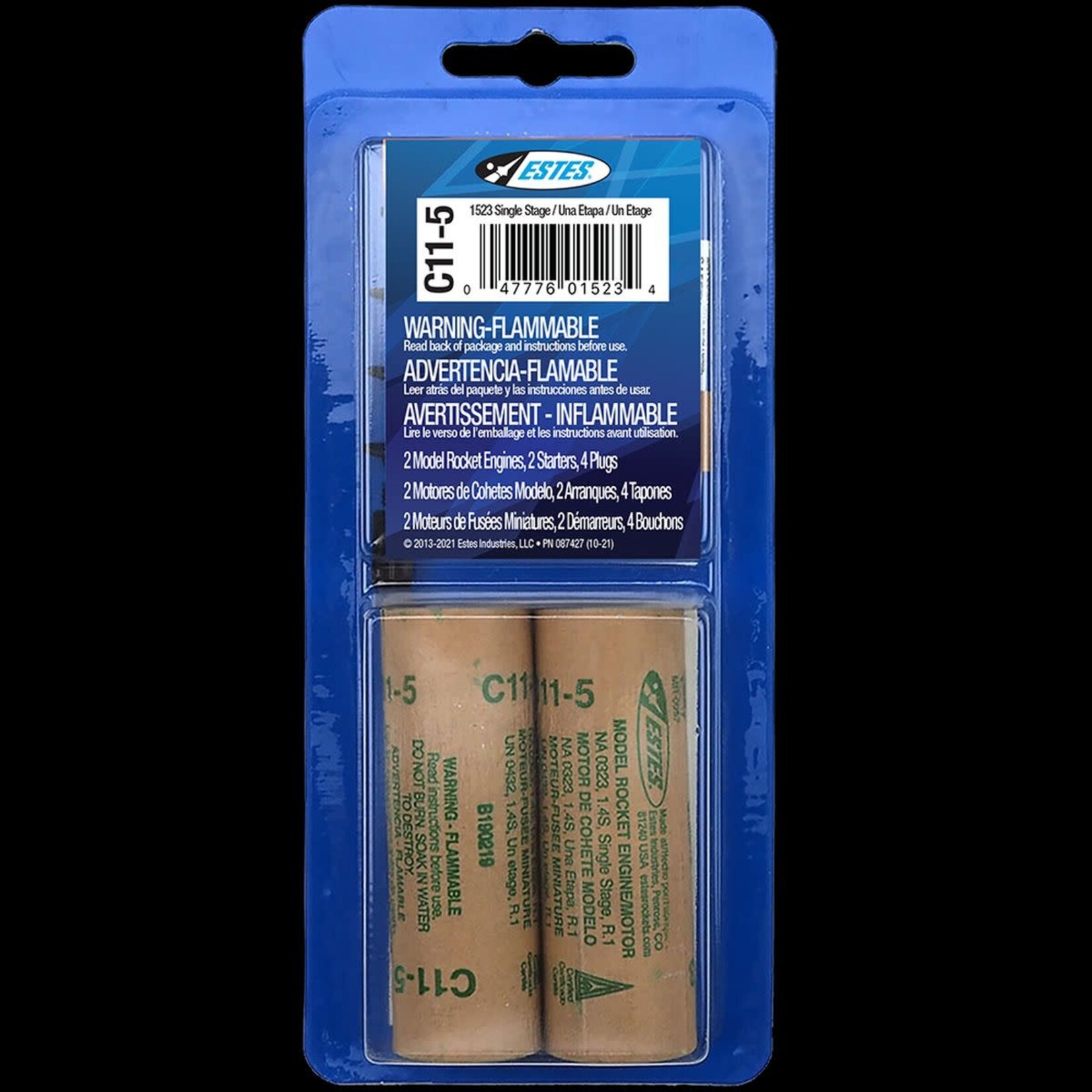 Estes 1523 C11-5 Engines - 2 Pack