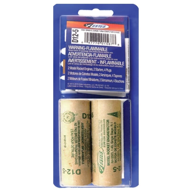 1567 D12-5 Rocket Engines - 2 Pack