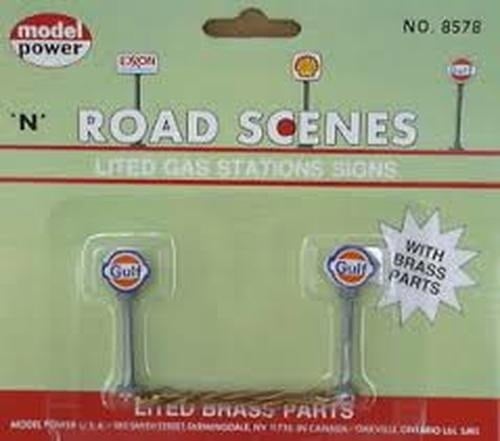 8578 N Gulf Lighted Sign/2pc