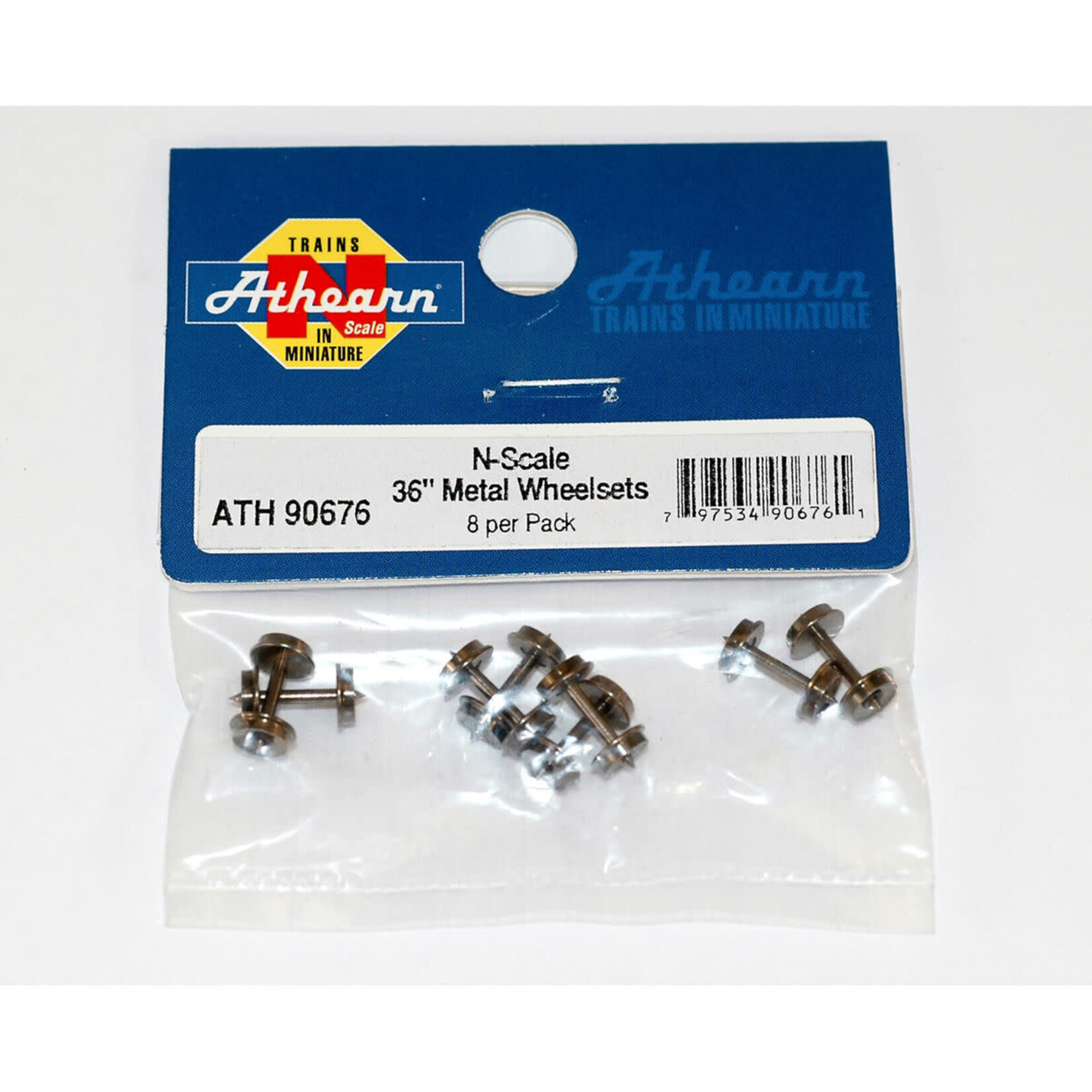 Athearn 90676 36" Metal Wheel Set (8)