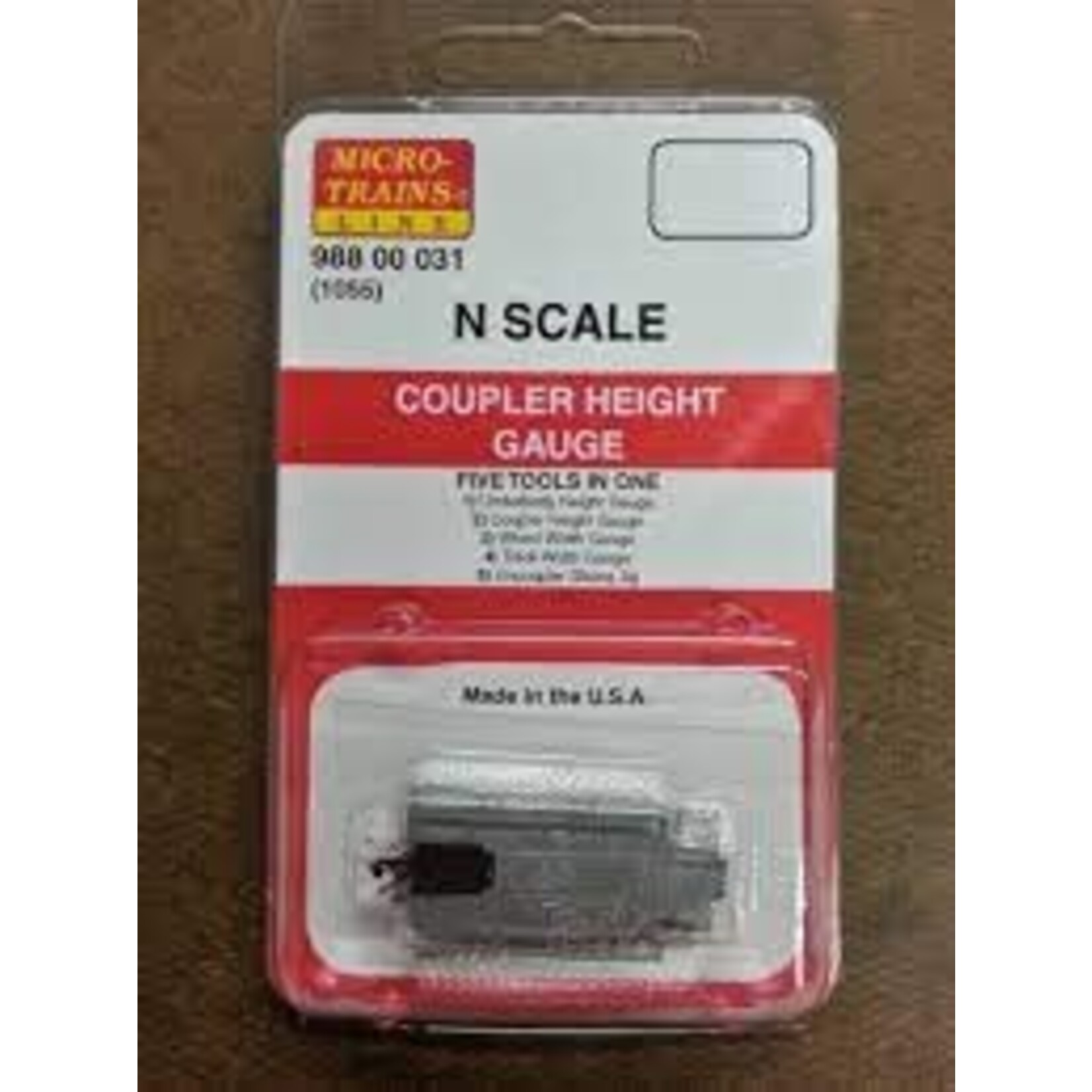 Micro Trains Line 98800031 N COUPLER HEIGHT GAUGE