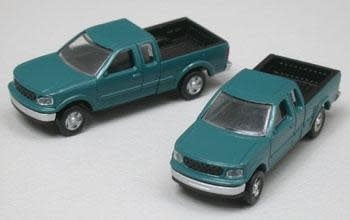 2943 N Ford F-150 Standard Side Pickup - 2-pack Pacific Green