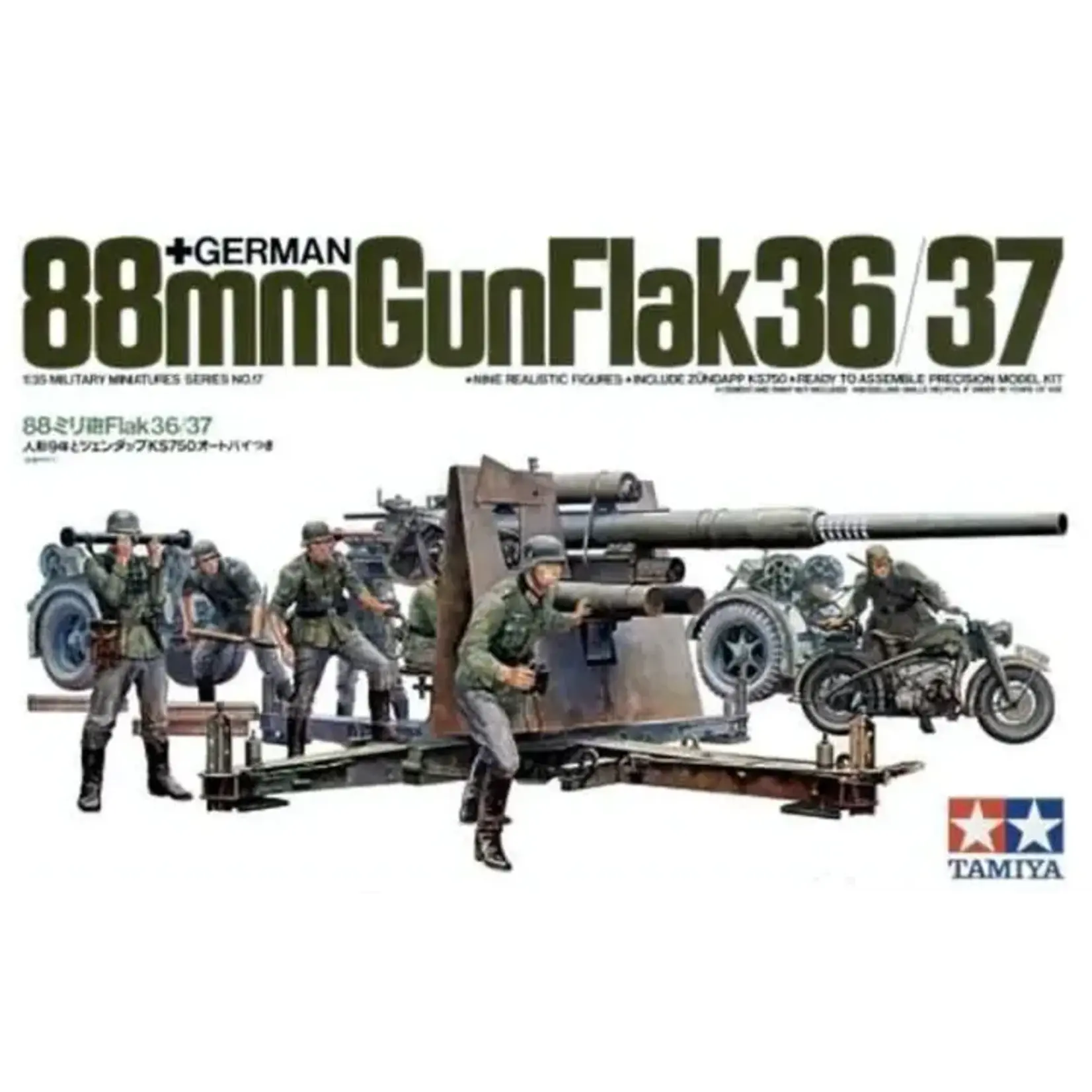 Tamiya 35017 1/35 German GunFlak 36.37