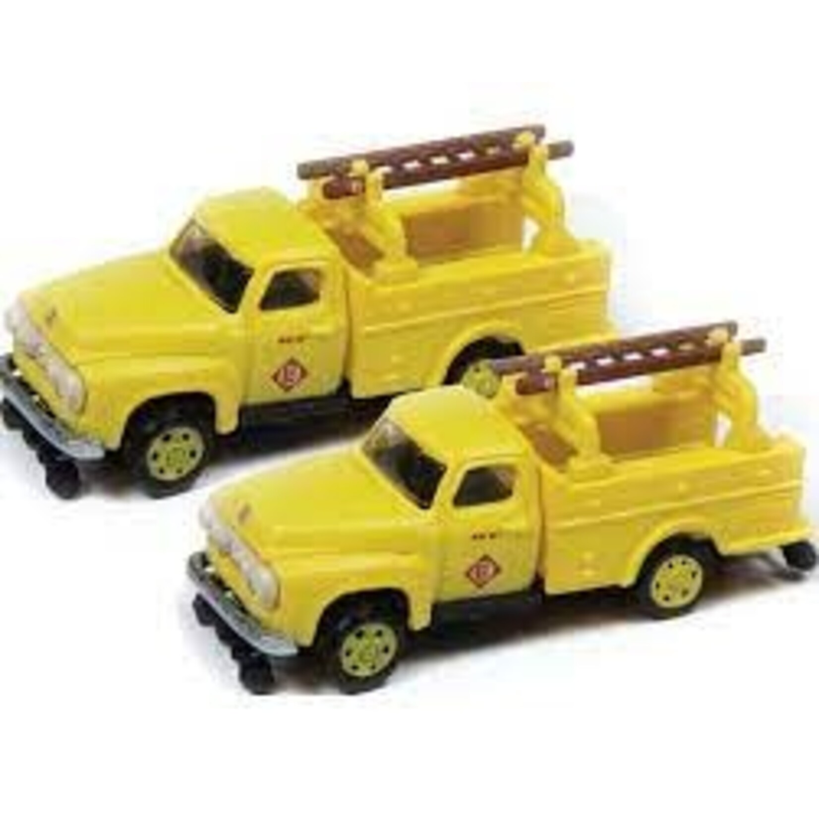 Classic Metal Works 50385 N 1954 Ford Hi-Rail Maintenance Truck 2-Pack