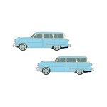 Classic Metal Works 50401 N 1953 Ford Country Squire Wagon 2-Pack