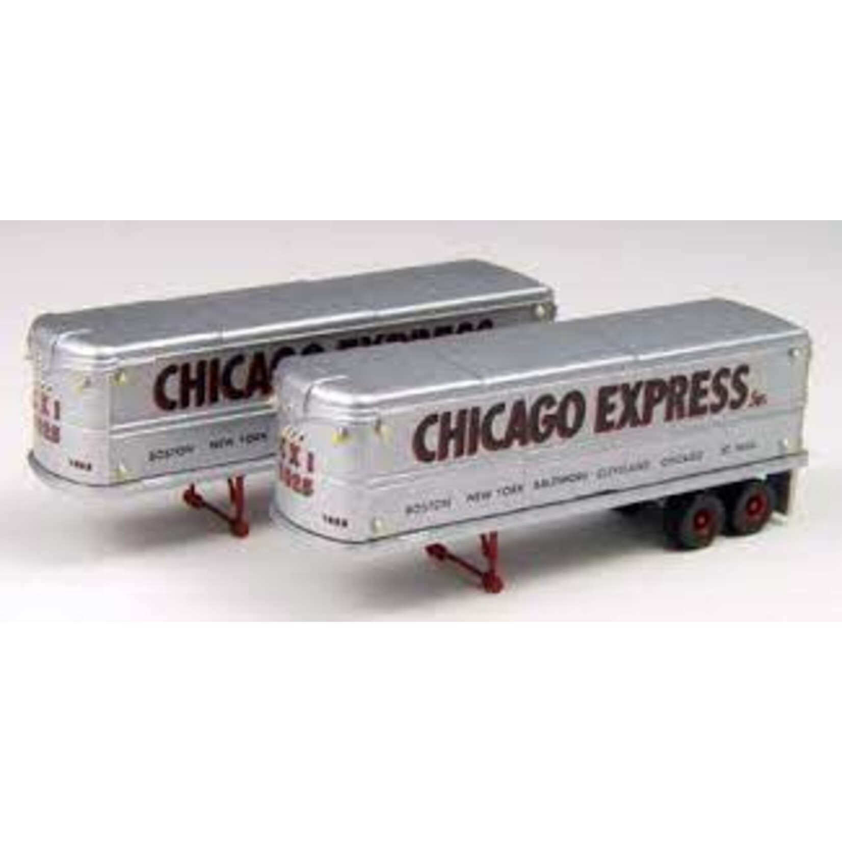 Classic Metal Works 51104 N Checago Express Aerovan Trailer