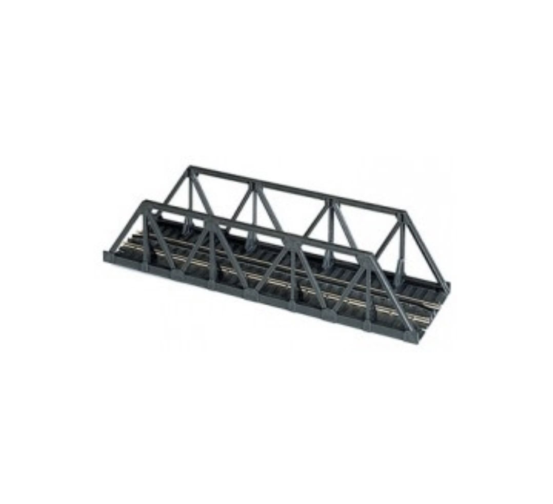 20438 N 248mm 9-3/4" Double Track Truss Bridge, Black