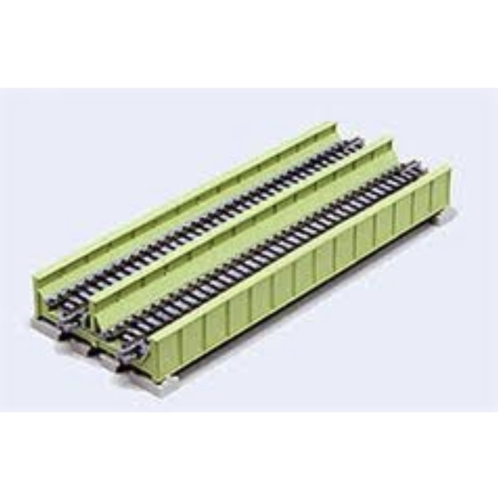 Kato 20456 N 186mm 7-5/16" Double Plate Girder Bridge, Lt Grn