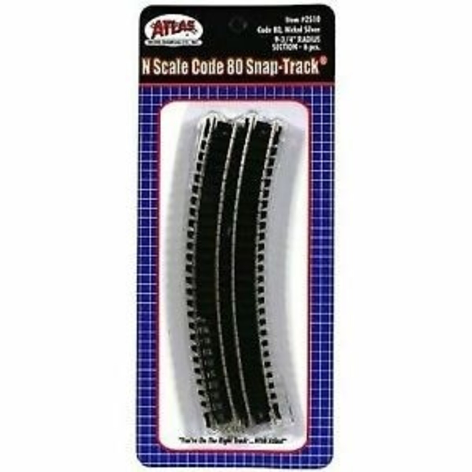 Atlas 2510 N Code 80 9.75" Radius Curve (6)