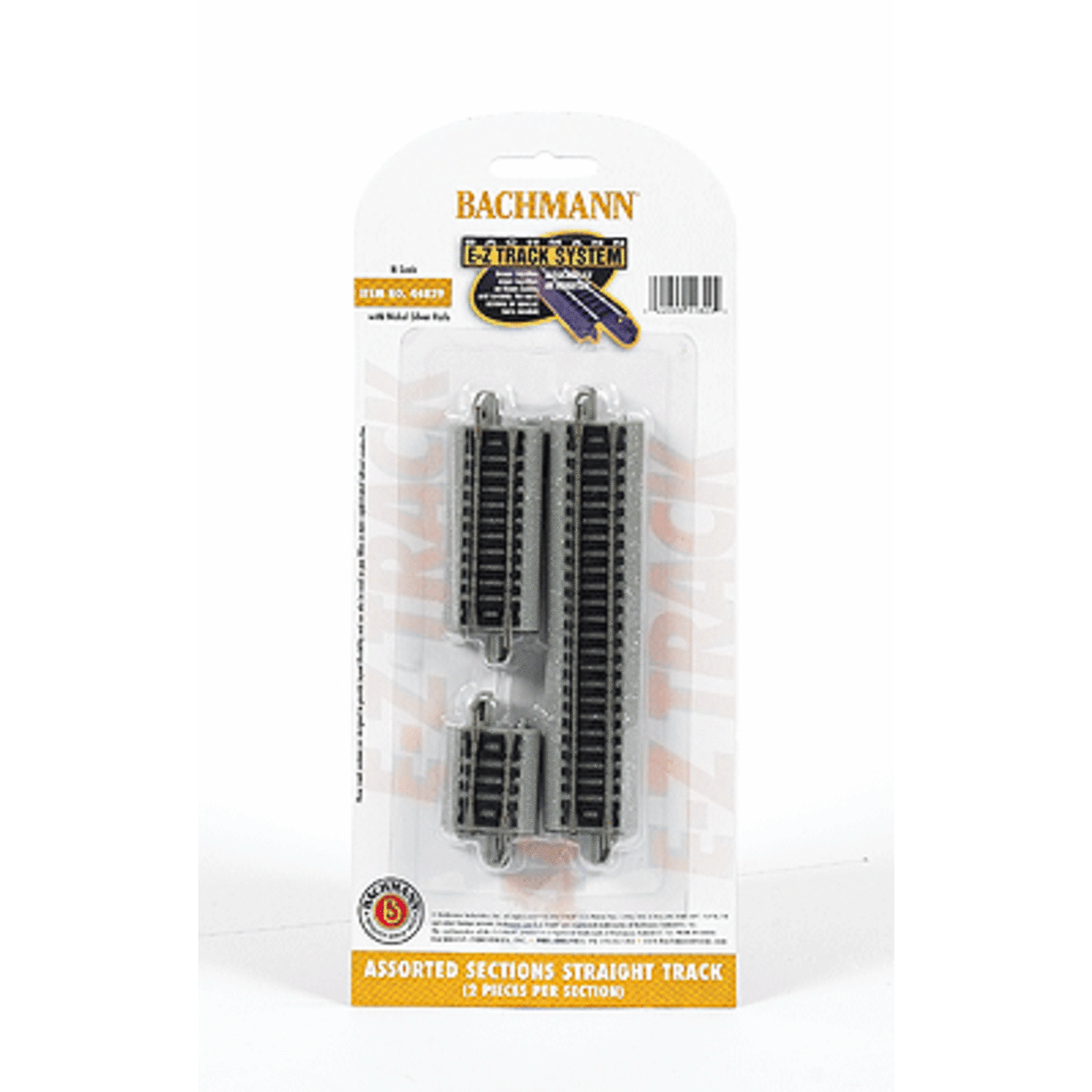 Bachmann 44829 N Scale Assorted Straight Track Pack