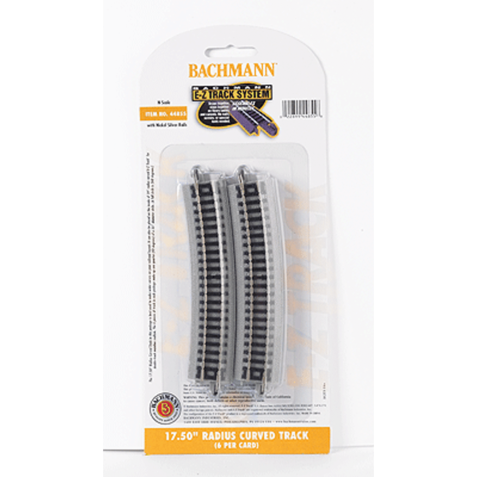 Bachmann 44855 N E-Z TRACK 17.50 RADIUS CURVED TRACK