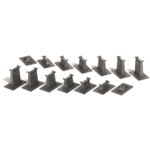 Bachmann 44871 N E-Z Track 16 Piece Graduated Pier Set