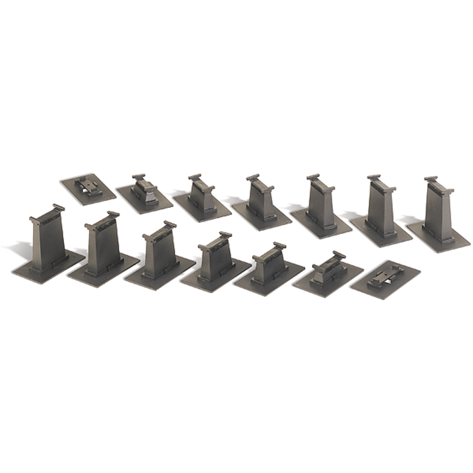 Bachmann 44871 N E-Z Track 16 Piece Graduated Pier Set