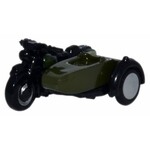 Oxford Diecast NBSA005 N Motorcycle w/ Sidecar