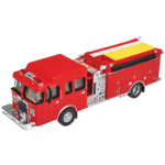 Walthers 94913800 HO Heavy-Duty Fire Engine - Assembled -- Red