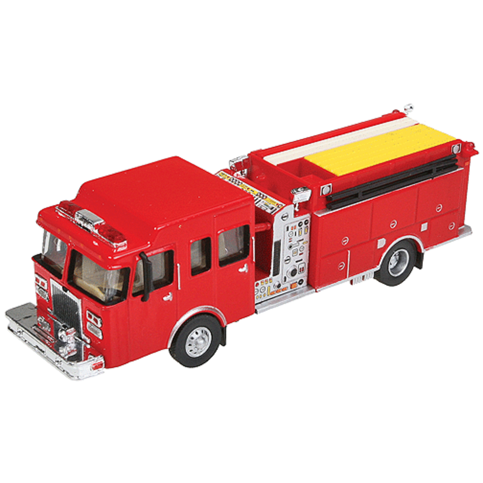 Walthers 94913800 HO Heavy-Duty Fire Engine - Assembled -- Red