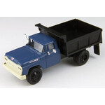 Classic Metal Works 30443 HO 1960 Ford F-500 Dump Truck, Blue/Black