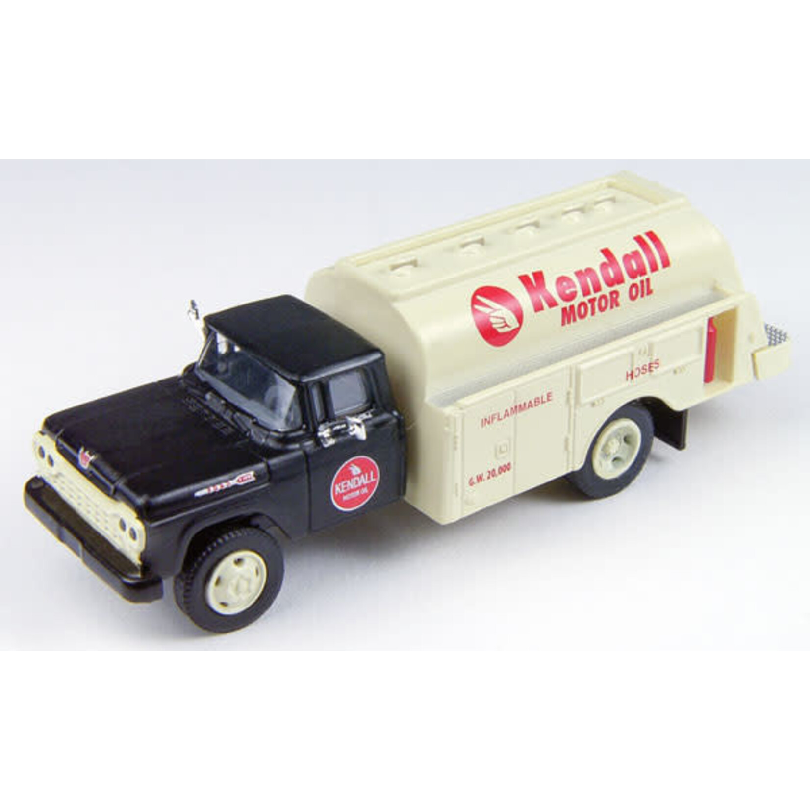 Classic Metal Works 30457 HO 1960 Ford F-500 Tank Truck, Kendall Oil