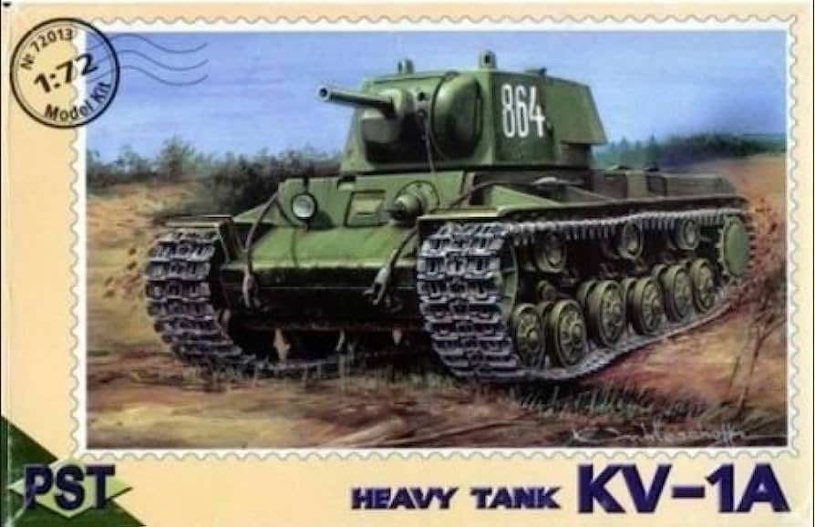 72013 KV-1A WWII SOVIET HEAVY TANK 1/72