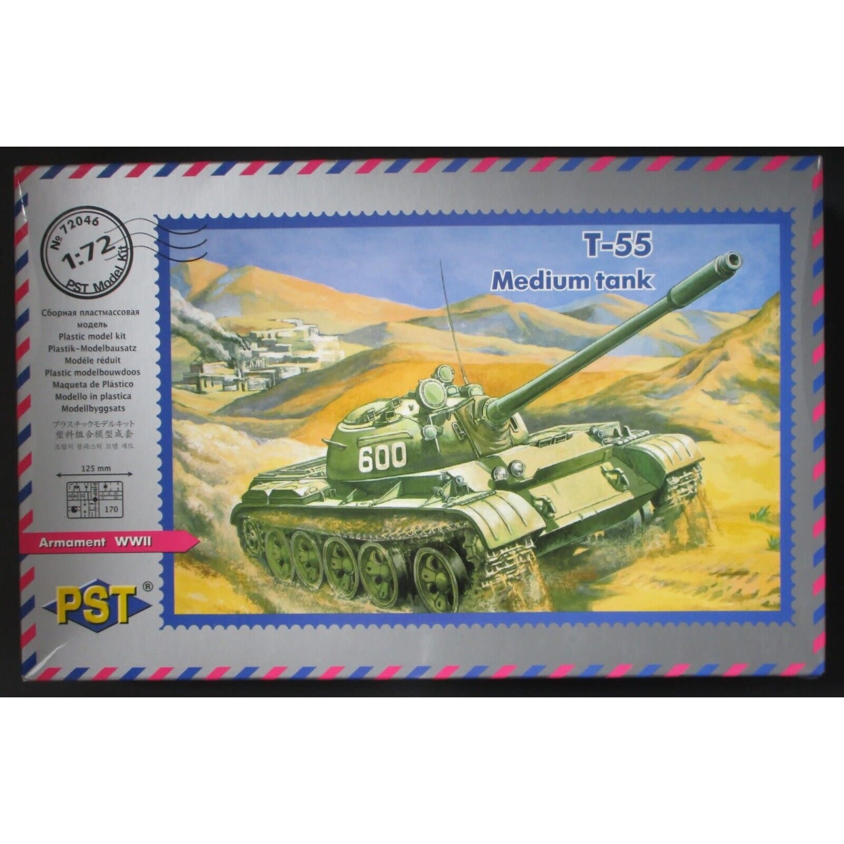 PST 72046 oviet medium tank T-55 1:72