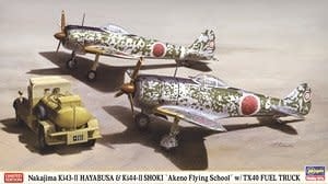 02248 Nakajima Ki43-II HAYABUSA & Ki44-II SHOKI "Akeno Flying Sc