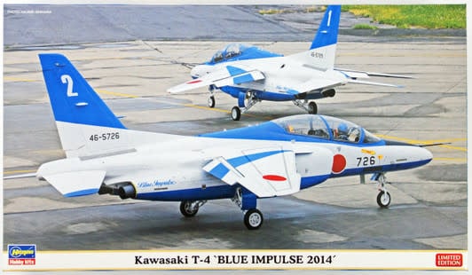 02249 HASEGAWA, Kawasaki, T-4, BLUE IMPULSE