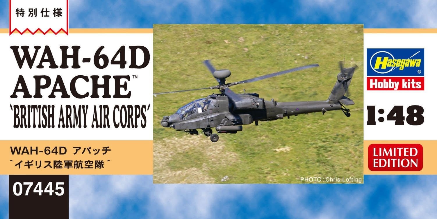 07445 1/48 WAH-64D Apache British Army Air Corps