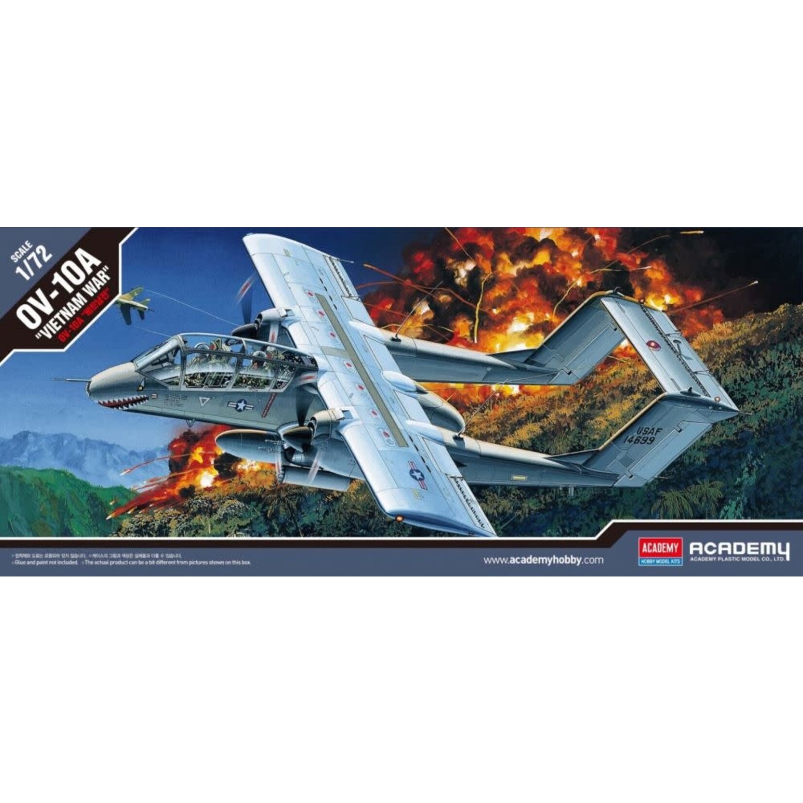 Academy 12463 OV-10A Bronco Fighter 1/72 Model Plane