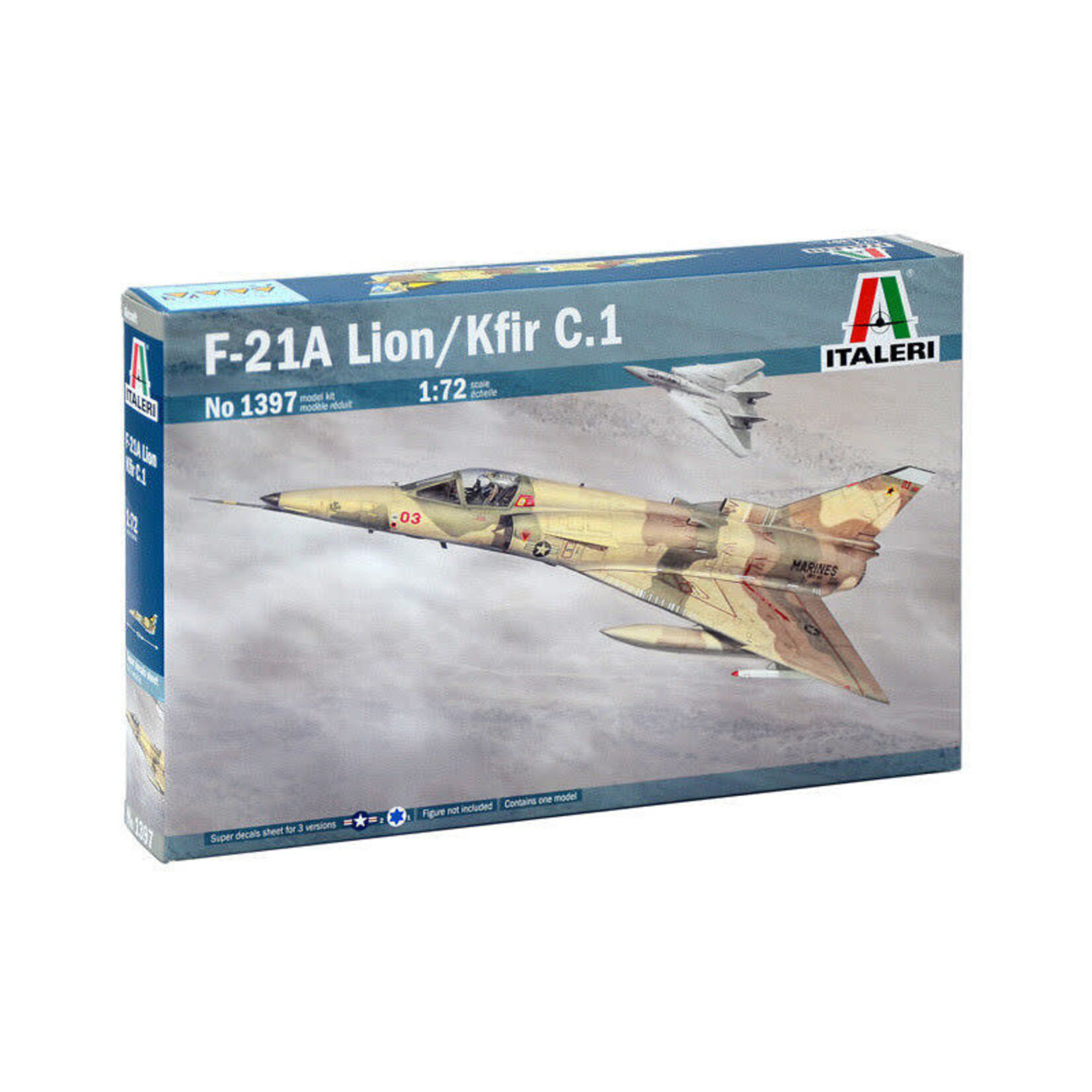 Italeri 1397 F21A Kfir C.1 1/72