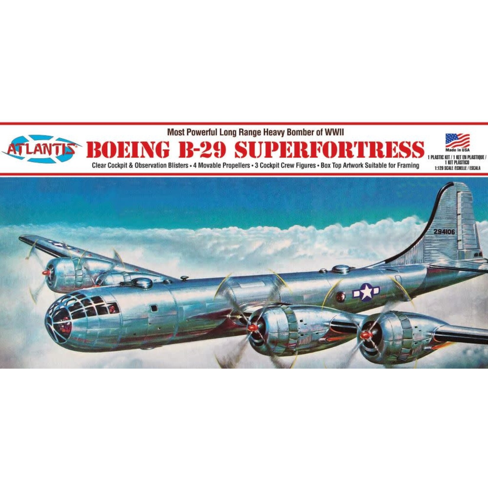 Atlantis 208 1:120 B-29 SuperFortress