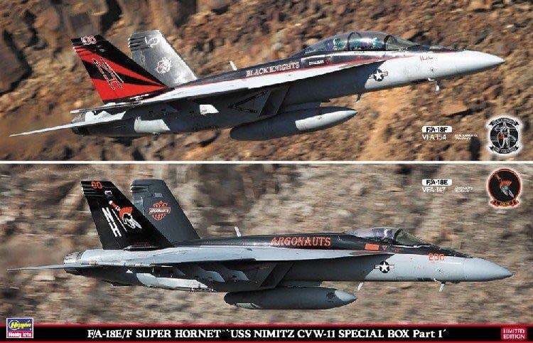 52165 1/72 F/A-18E/F Super Hornet (2 Kits)