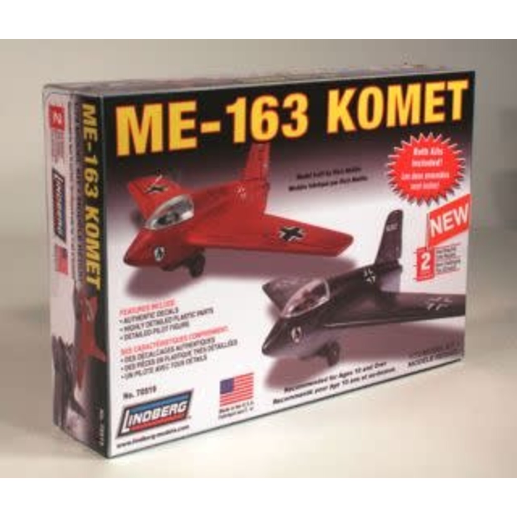 Lindberg 70519 1:72 Messerschmitt Me-163 Komet