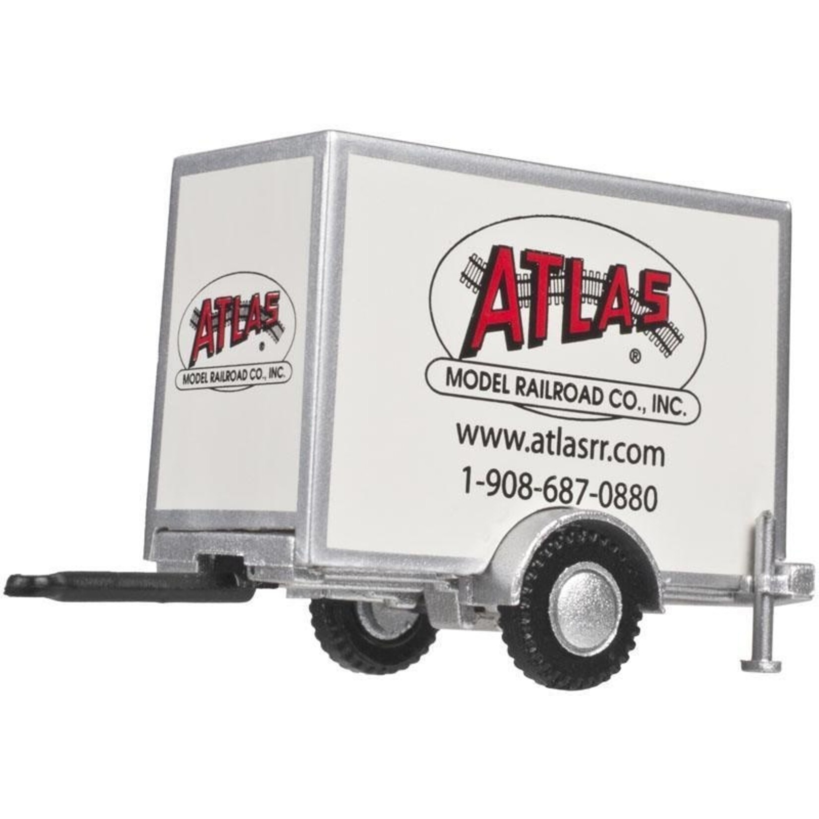 Atlas 60000096 HO Box Trailer w/Single Axle, Atlas Model RR logo