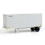 Walthers 8600 HO UPS 28' Container with Chassis 2-Pack