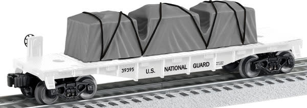 639395 O National Guard Made In USA Flat Car