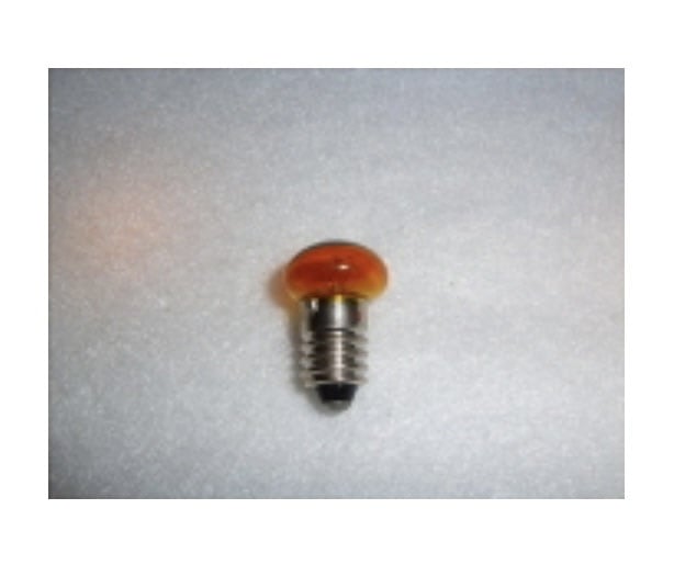 706 MARX YELLOW FLAT FACE SCREW BASE 14V - LARGE GLOBE
