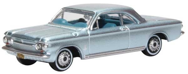 OXFORD 1963 CHEVROLET CORVAIR BLACK HO 1/87 DIECAST - Foto 8