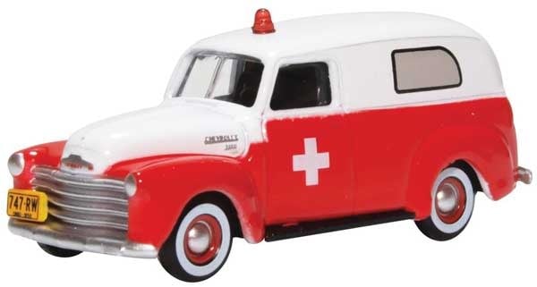 87CV50001 HO Chevrolet Panel Van (1950 Ambulance).