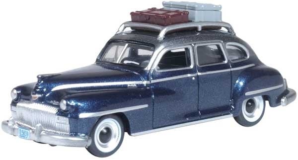 87DS46004 1946-48 DeSoto Suburban with Luggage - Butterfly Blue, Chrystal Gray