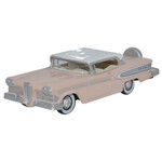 Oxford Diecast 87ED58003 HO Edsel Citation 1958 Chalk Pink_Frost White