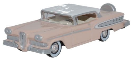 87ED58003 HO Edsel Citation 1958 Chalk Pink_Frost White