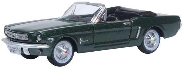 87MU65006 HO 1965 Ford Mustang Convertible - Ivy Green
