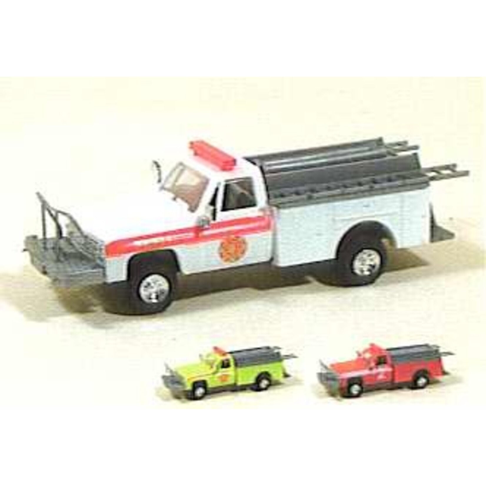 Trident 901633 HO Emergency - Brush (Off-Road) Fire Pumper Lime Green
