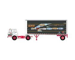91035 HO RTR Ford C w/28' Smooth Trailer, CF/No Zone