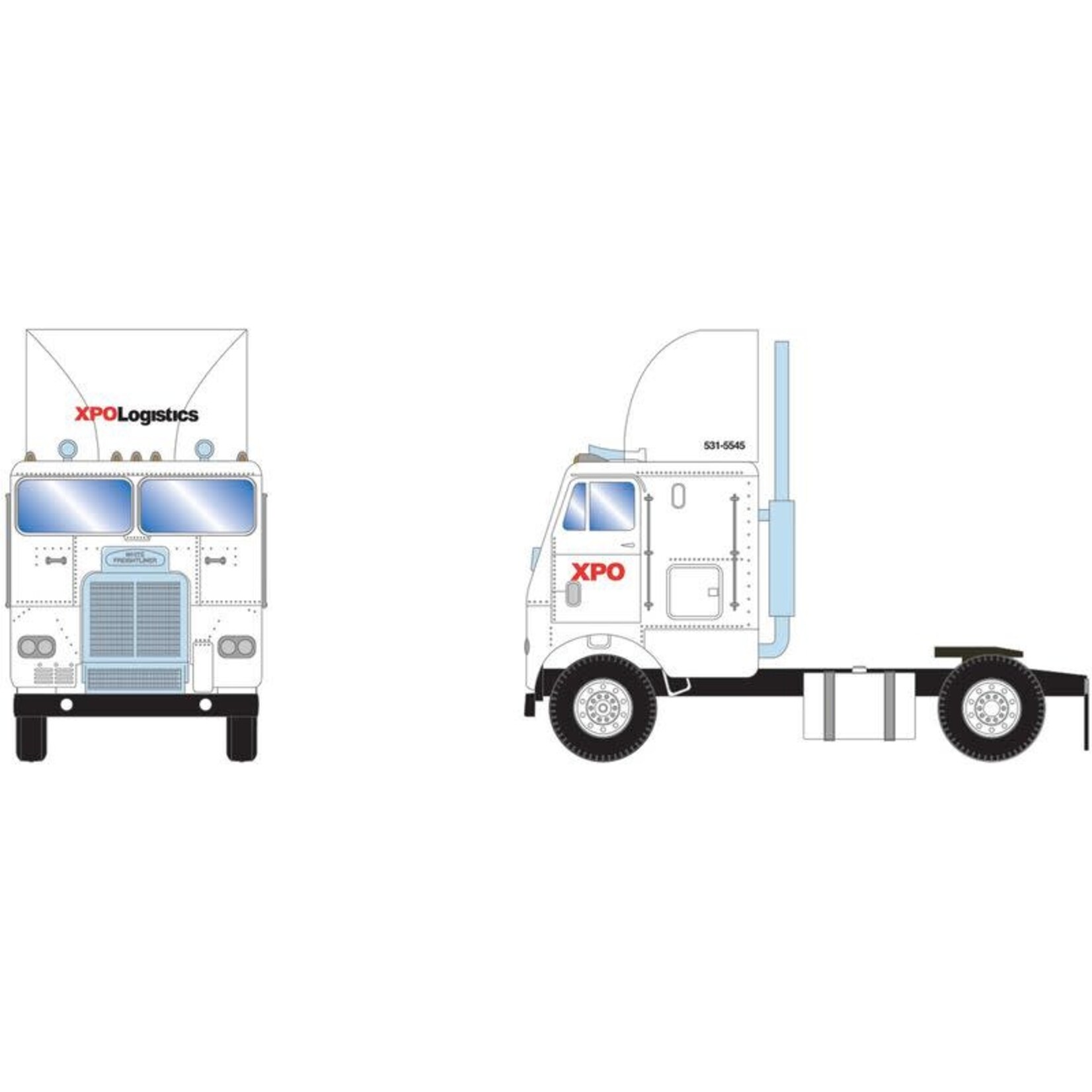 Athearn 91074 HO RTR FL w/2 Axle, XPO