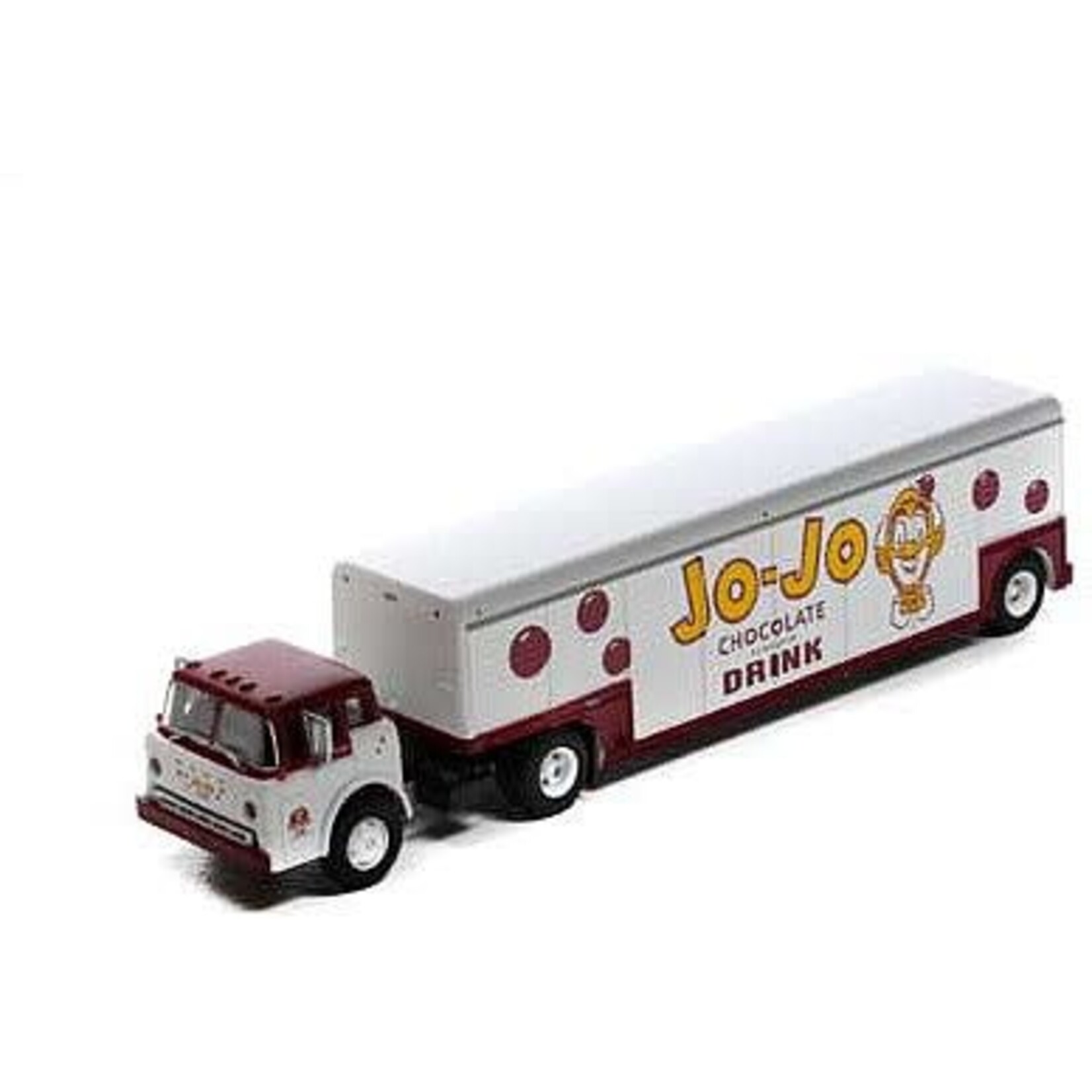 Athearn 92000 HO Ford C with Beverage Trailer Jo-Jo Chocolate Drink