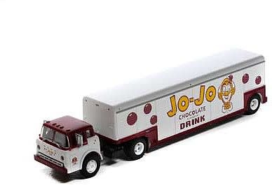 92000 HO Ford C with Beverage Trailer Jo-Jo Chocolate Drink