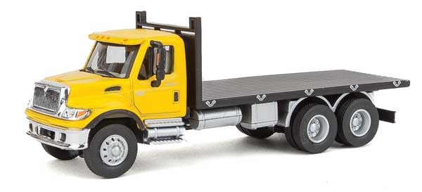 94911653 HO Yellow Flatbed Truck